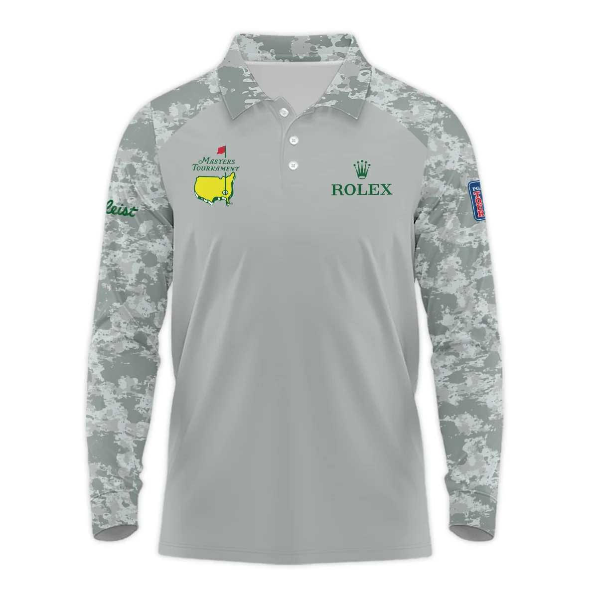 Long Polo Shirt Rolex Masters Tournament Personalized, Special Edition On-Course Comfort, HOMT041124A05ROXLPL