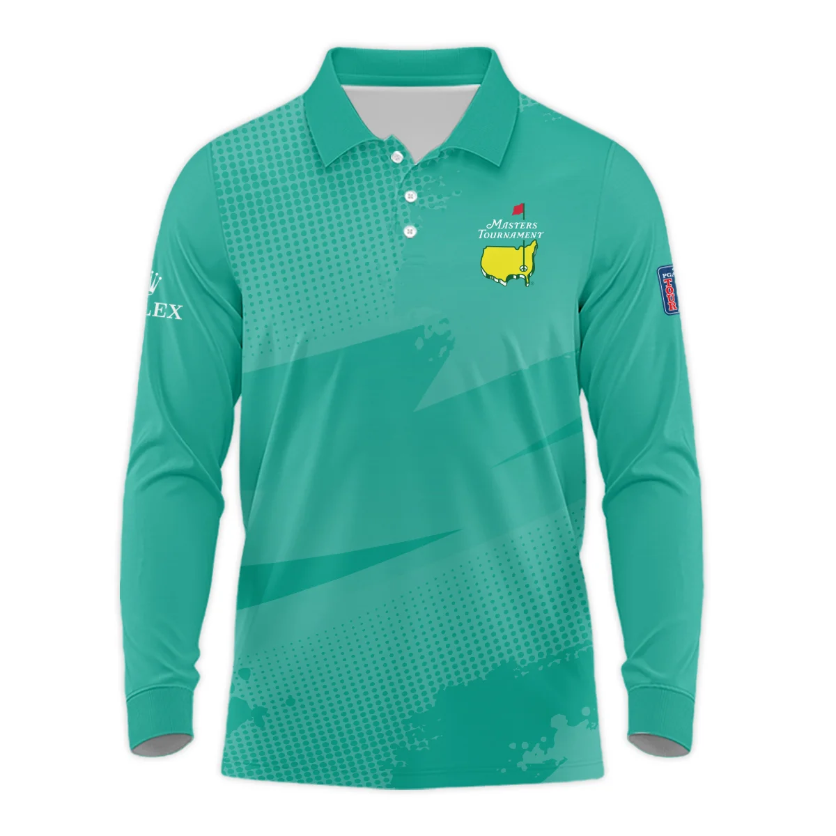 Long Polo Shirt Rolex Personalized Masters Tournament, All-Day Comfort Inspired by The Masters, HOMT231224A04ROXLPL