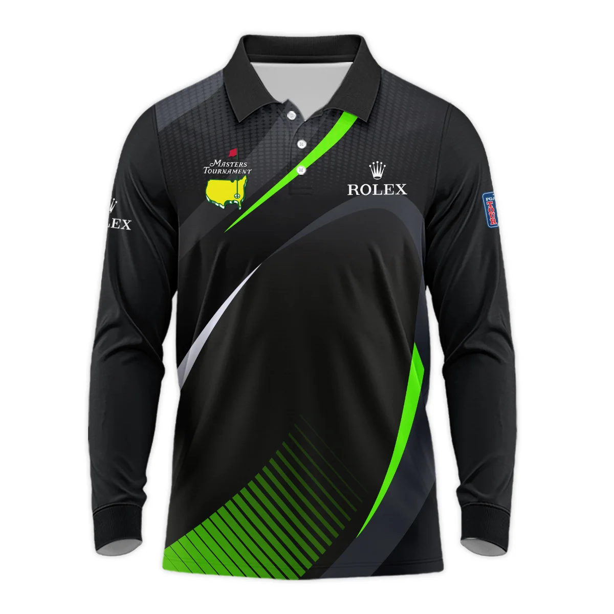 Long Polo Shirt Rolex Personalized Masters Tournament, Limited Run Modern Fit, HOMT011124A02ROXLPL