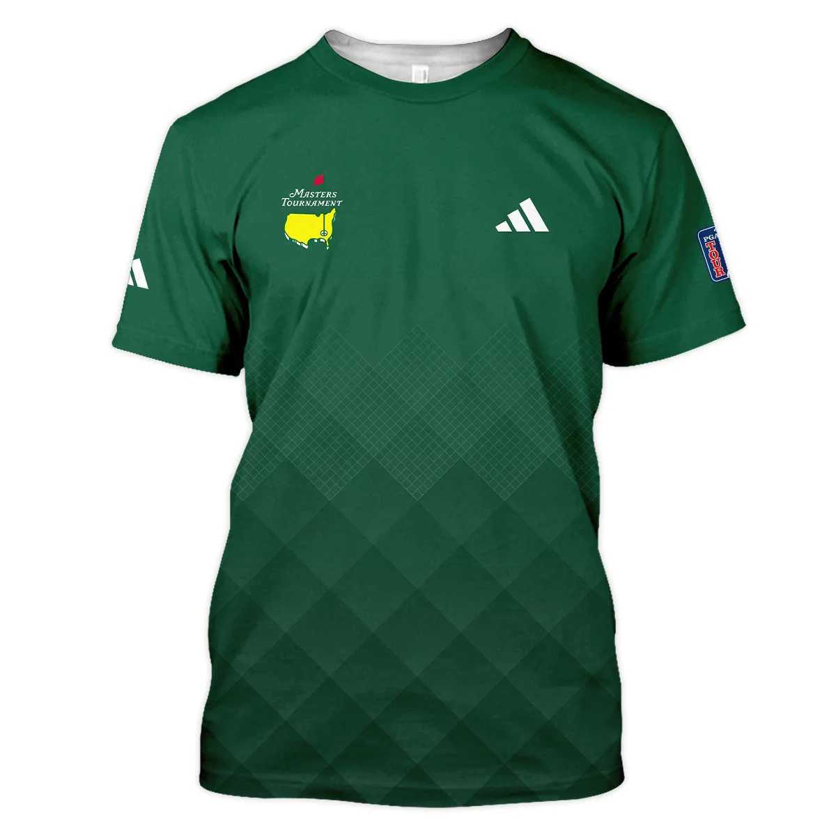 Masters Tournament Adidas Gradient Dark Green Pattern Unisex T-Shirt Style Classic T-Shirt