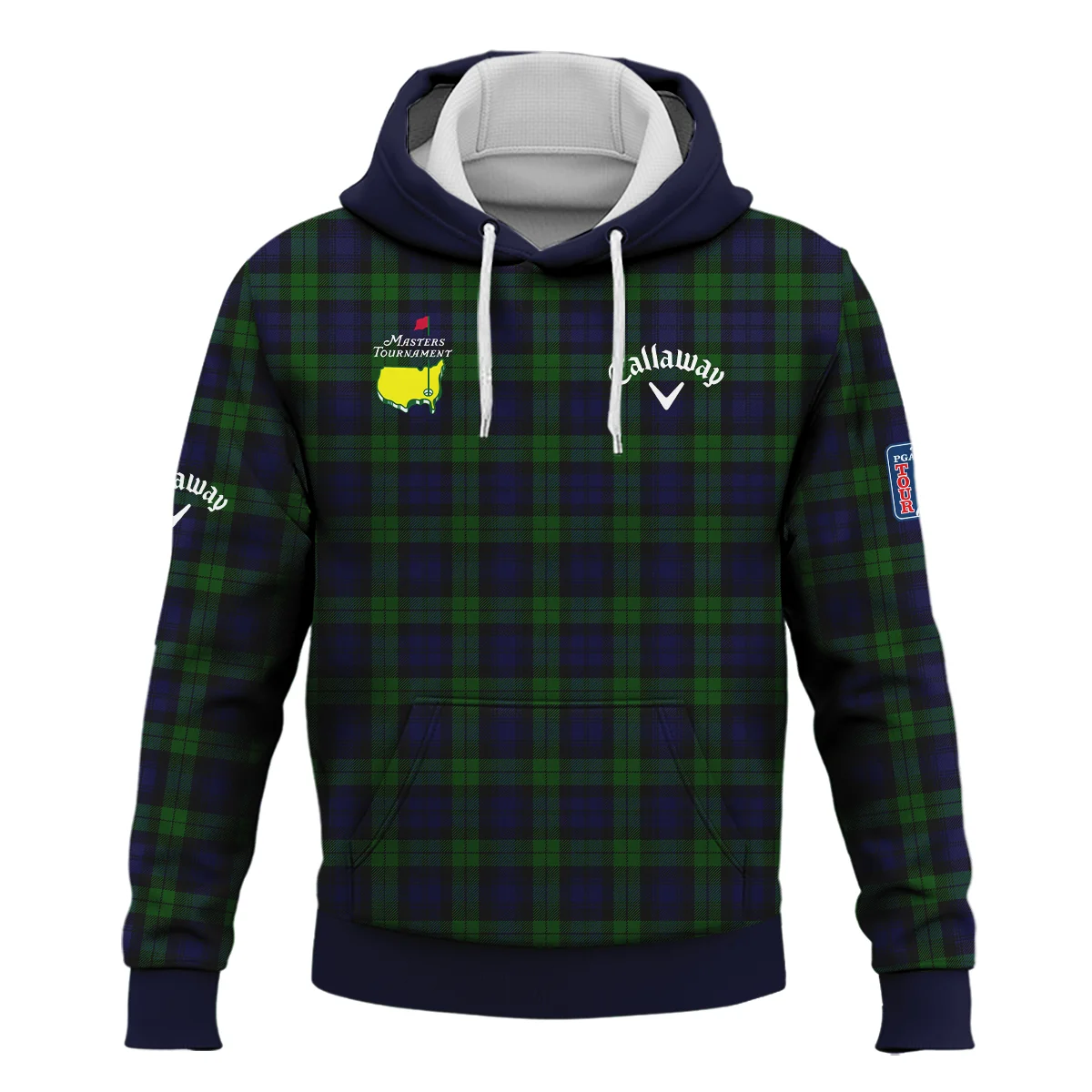 Golf Masters Tournament Callaway Hoodie Shirt Black And Green Golf Sports All Over Print Hoodie Shirt