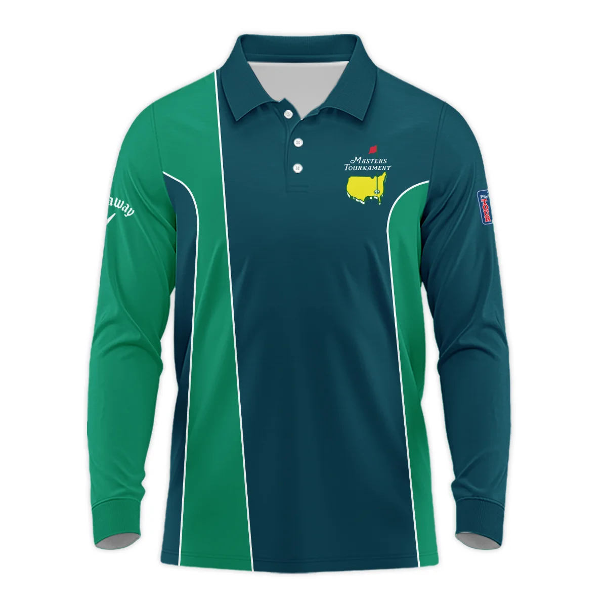 Masters Tournament Callaway Personalized Long Polo Shirt, Comfort Fit Rare Design, HOMT251224A03CLWLPL