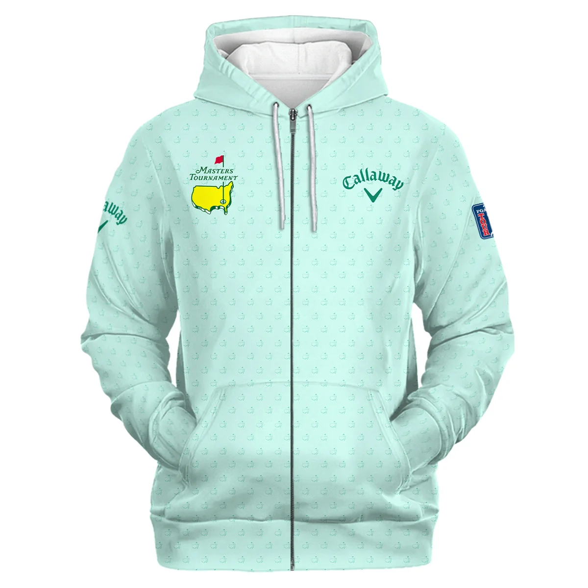 Masters Tournament Callaway Personalized Zipper Hoodie, Rare Design Tournament Ready, HOMT070125A04CLWZHD