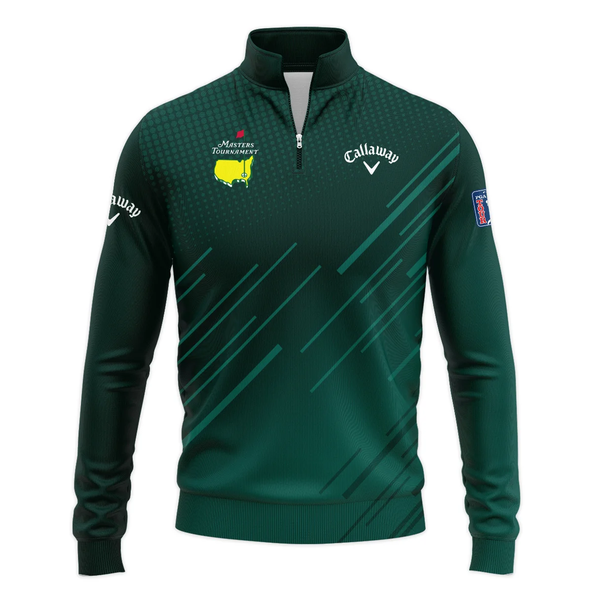 Masters Tournament Callaway Quarter-Zip Jacket Personalized, Special Design Performance Gea, HOMT030125A05CLWQTJ