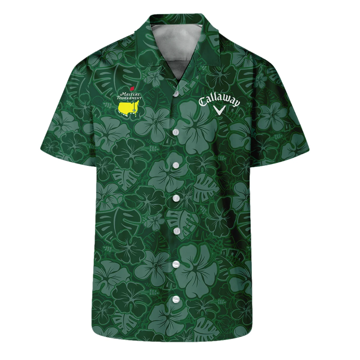 Masters Tournament Callaway Tileable Seamless Hawaiian Pattern Hawaiian Shirt Style Classic Oversized Hawaiian Shirt