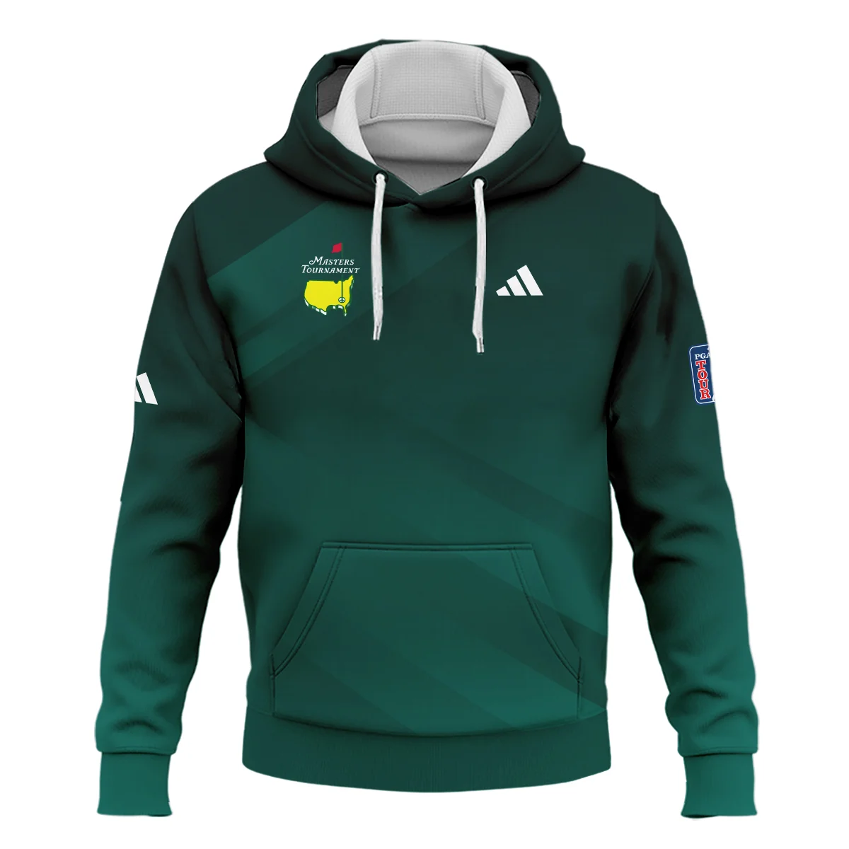 Masters Tournament Dark Green Gradient Golf Sport Adidas Hoodie Shirt Style Classic Hoodie Shirt