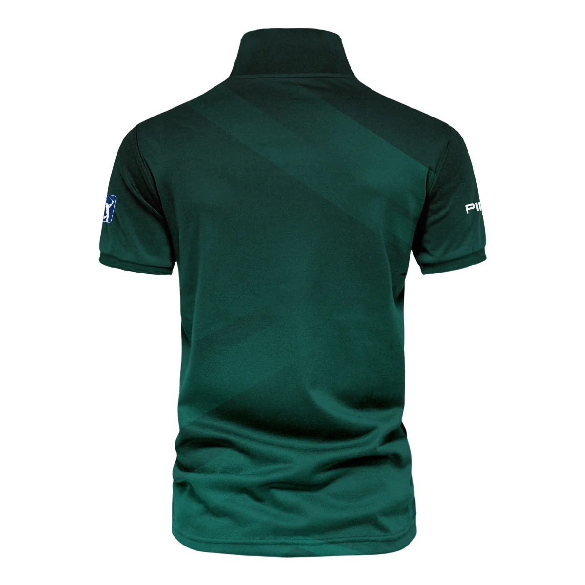 Masters Tournament Dark Green Gradient Golf Sport Ping Vneck Polo Shirt Style Classic Polo Shirt For Men