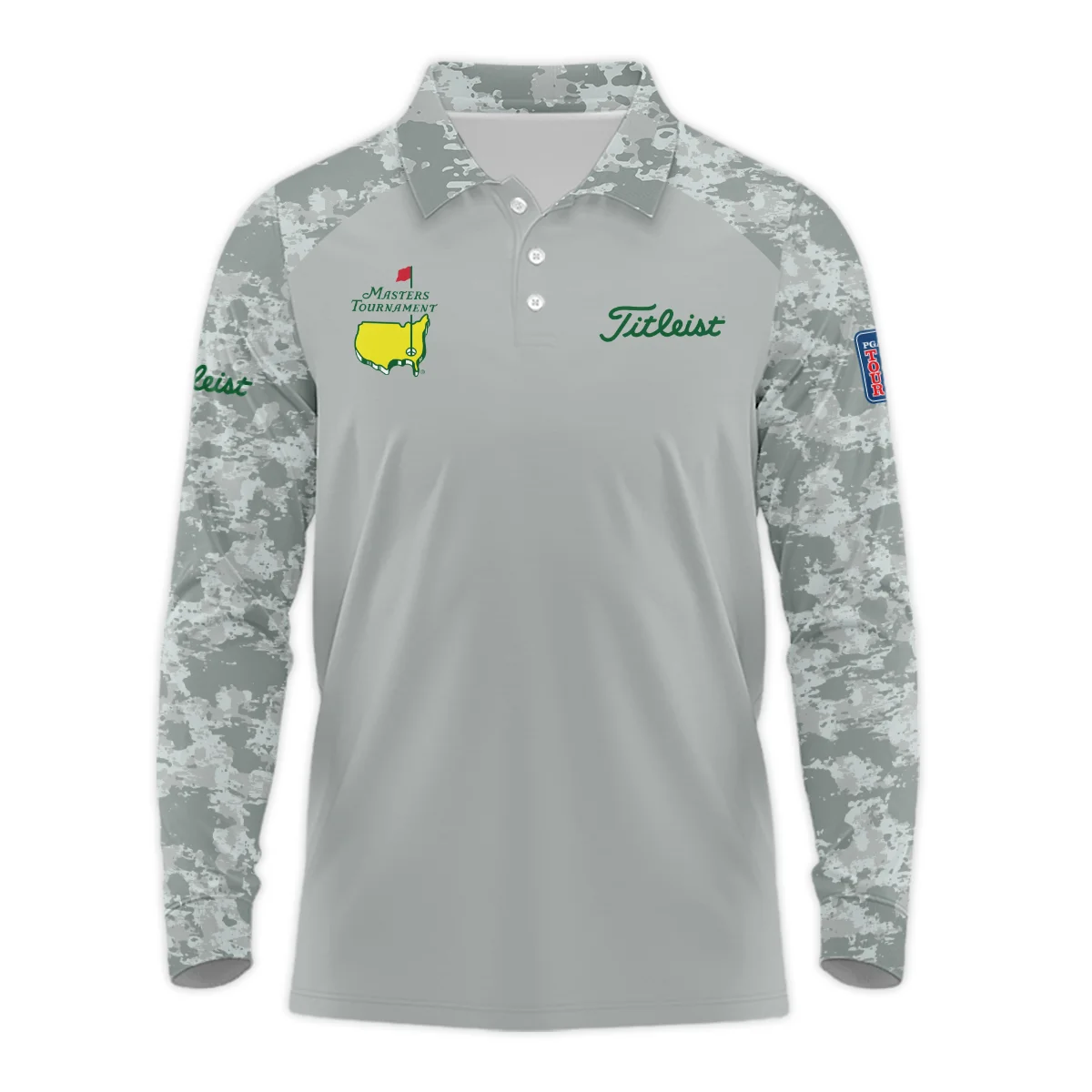 Masters Tournament Long Polo Shirt Personalized Titleist, Tournament Ready Moisture-Wicking, HOMT041124A05TLLPL