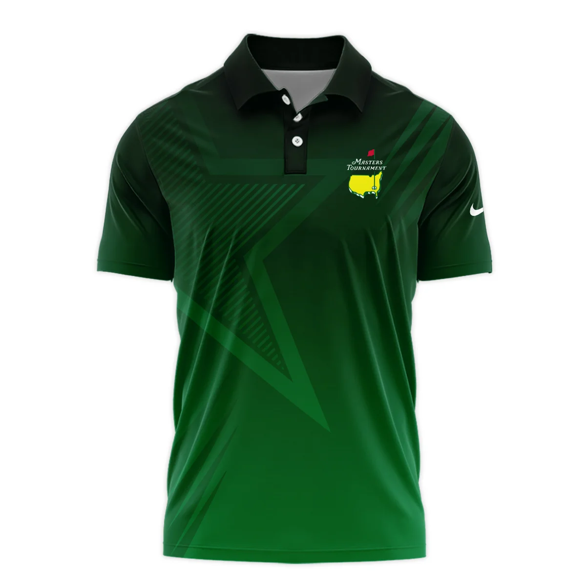 Masters Tournament Rolex Star Dark Green Pattern Polo Shirt Style Classic Polo Shirt For Men