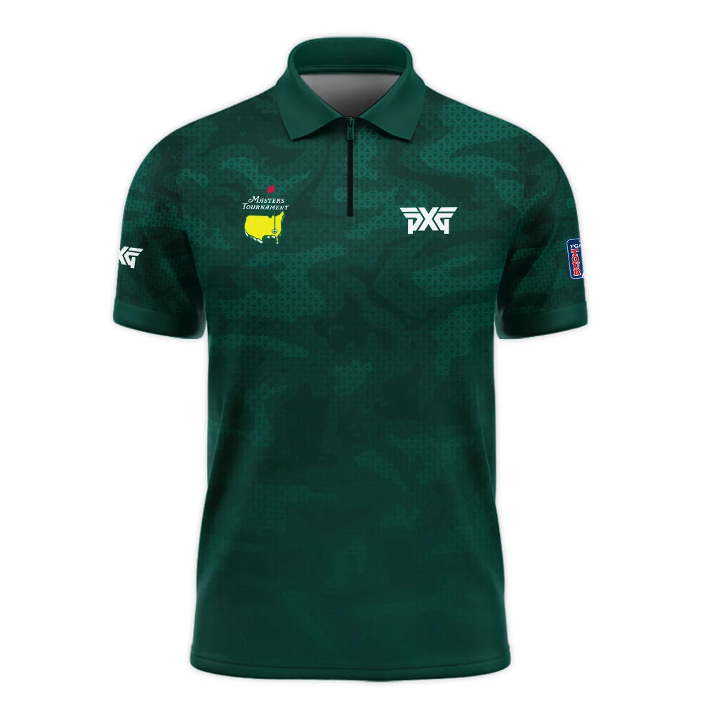 Golf Pattern Cup White Mix Green Masters Tournament Parsons Xtreme Golf Zipper Polo Shirt Style Classic Zipper Polo Shirt For Men