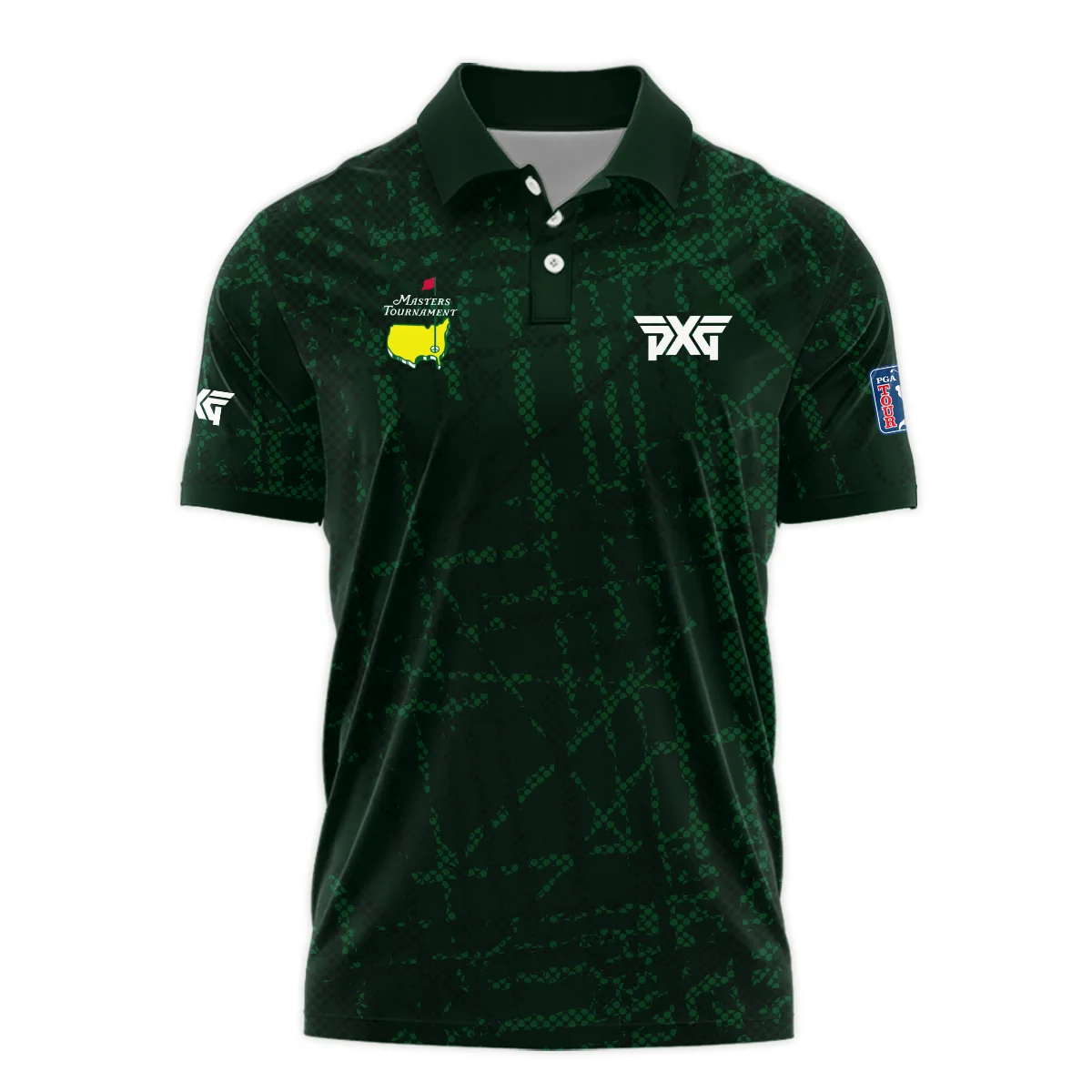 Masters Tournament Parsons Xtreme Golf Golf Pattern Halftone Green Polo Shirt Style Classic Polo Shirt For Men