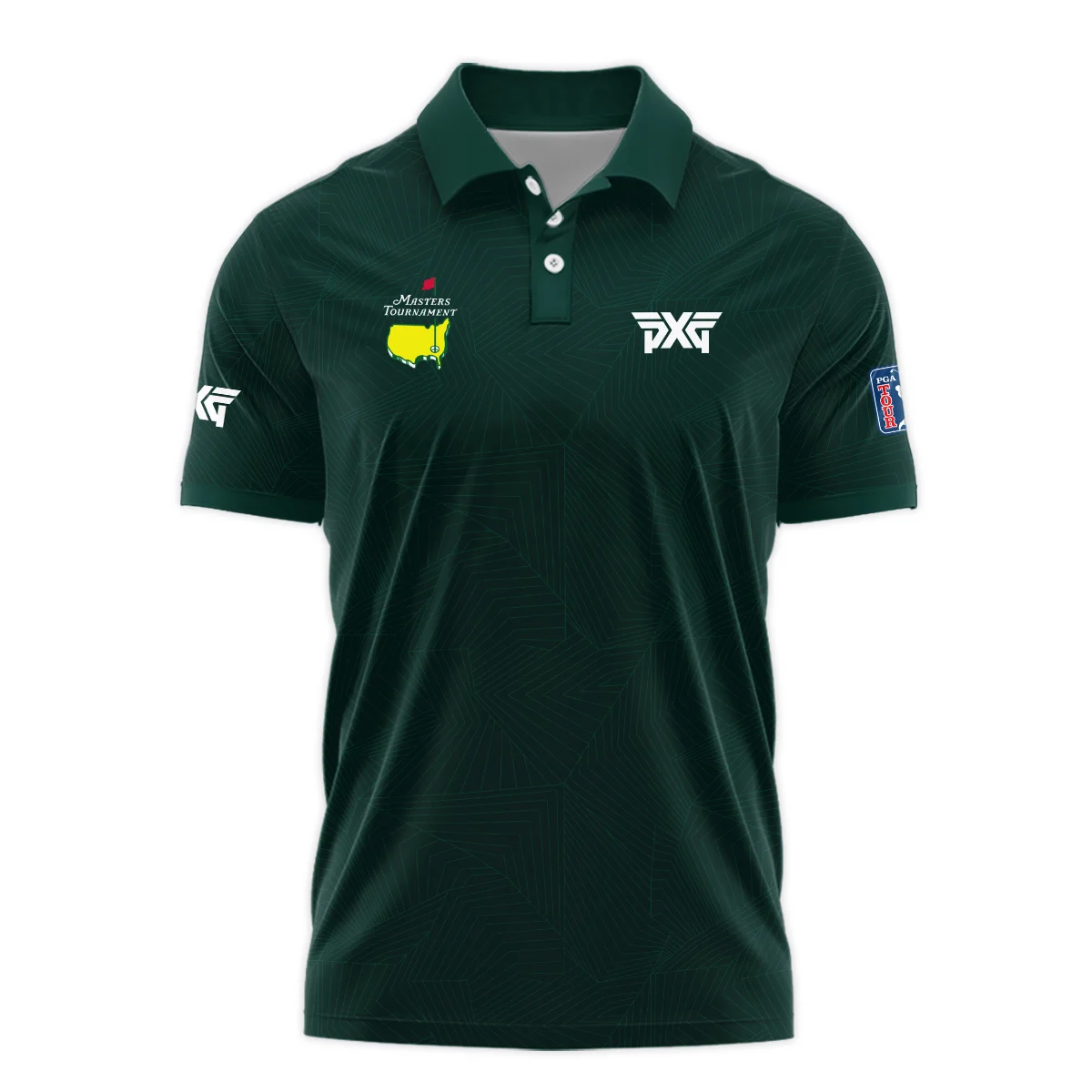 Masters Tournament Parsons Xtreme Golf Pattern Sport Jersey Dark Green Polo Shirt Style Classic Polo Shirt For Men