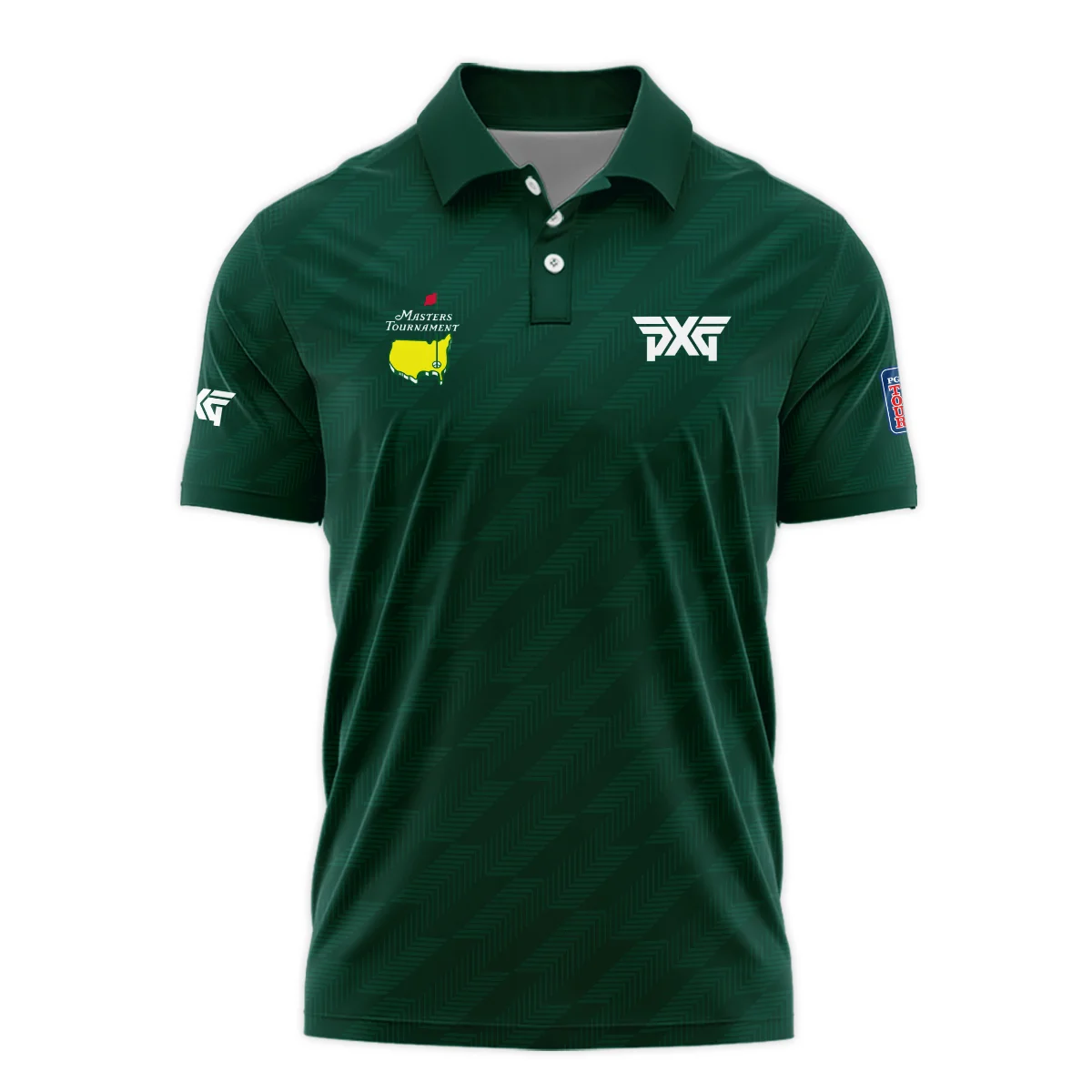 Masters Tournament Parsons Xtreme Golf Star Dark Green Pattern Polo Shirt Style Classic Polo Shirt For Men