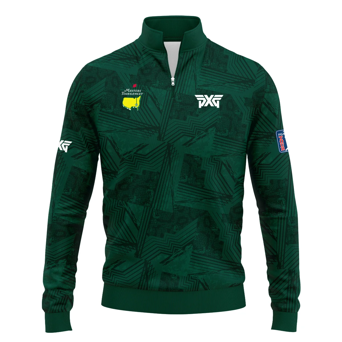 Masters Tournament Parsons Xtreme Golf Sublimation Sports Dark Green Quarter-Zip Jacket Style Classic Quarter-Zip Jacket