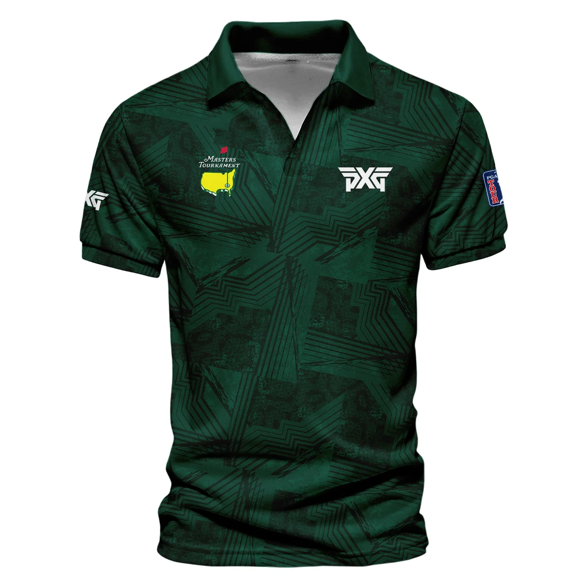 Masters Tournament Parsons Xtreme Golf Sublimation Sports Dark Green Vneck Polo Shirt Style Classic Polo Shirt For Men