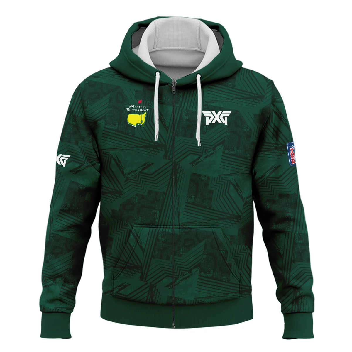 Masters Tournament Parsons Xtreme Golf Sublimation Sports Dark Green Zipper Hoodie Shirt Style Classic Zipper Hoodie Shirt