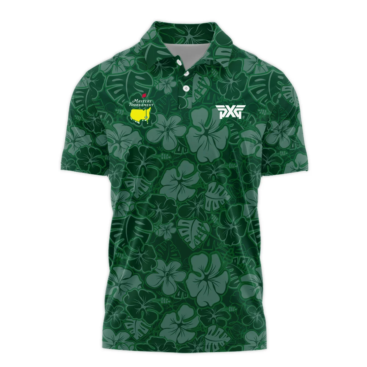 Masters Tournament Parsons Xtreme Golf Tileable Seamless Hawaiian Pattern Polo Shirt Style Classic Polo Shirt For Men