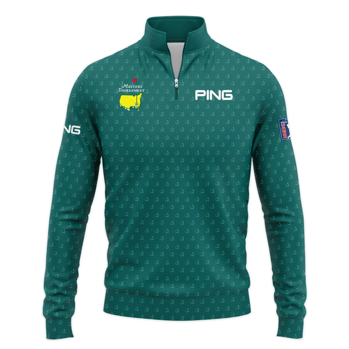 Masters Tournament Personalized Quarter-Zip Jacket Ping, Casual Style Inspired by The Masters, HOMT201224A01PIQTJ