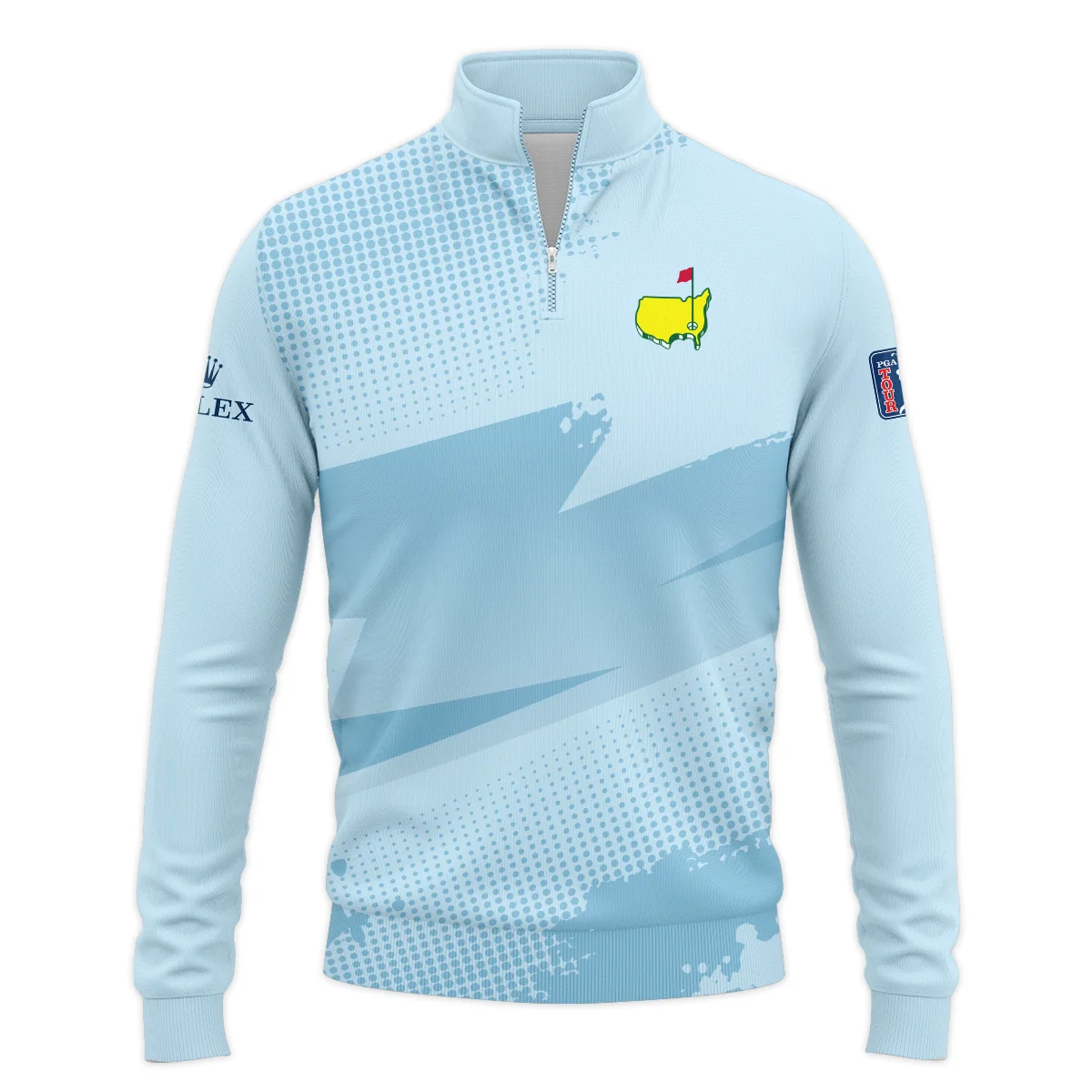 Masters Tournament Personalized Rolex Quarter-Zip Jacket, Special Design Classic Golf Style, HOMT060125A01ROXQTJ