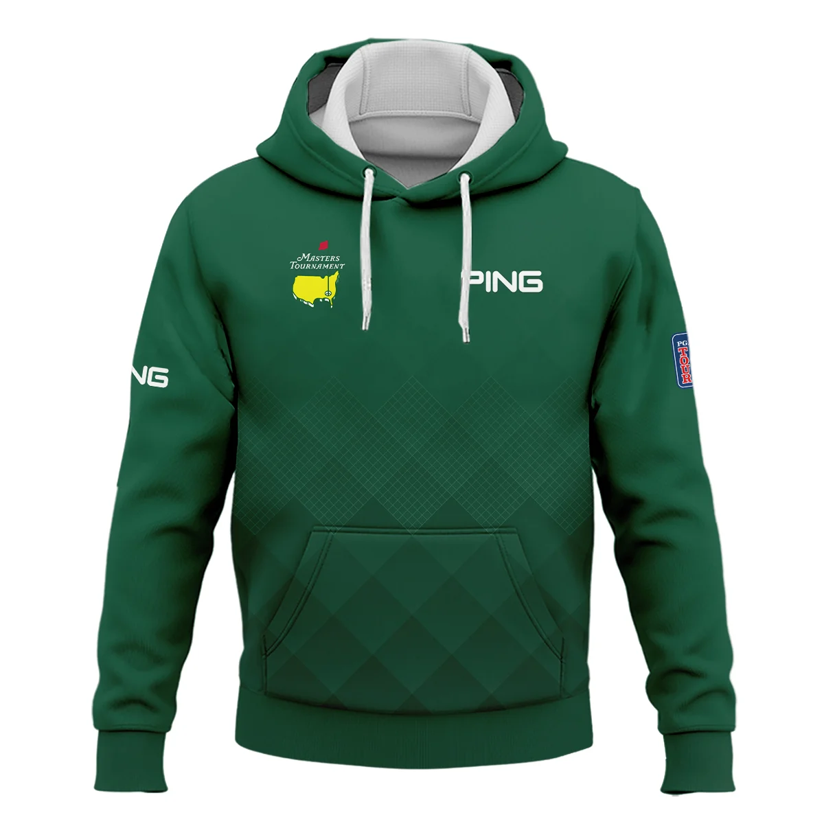 Masters Tournament Ping Star Dark Green Pattern Hoodie Shirt Style Classic Hoodie Shirt