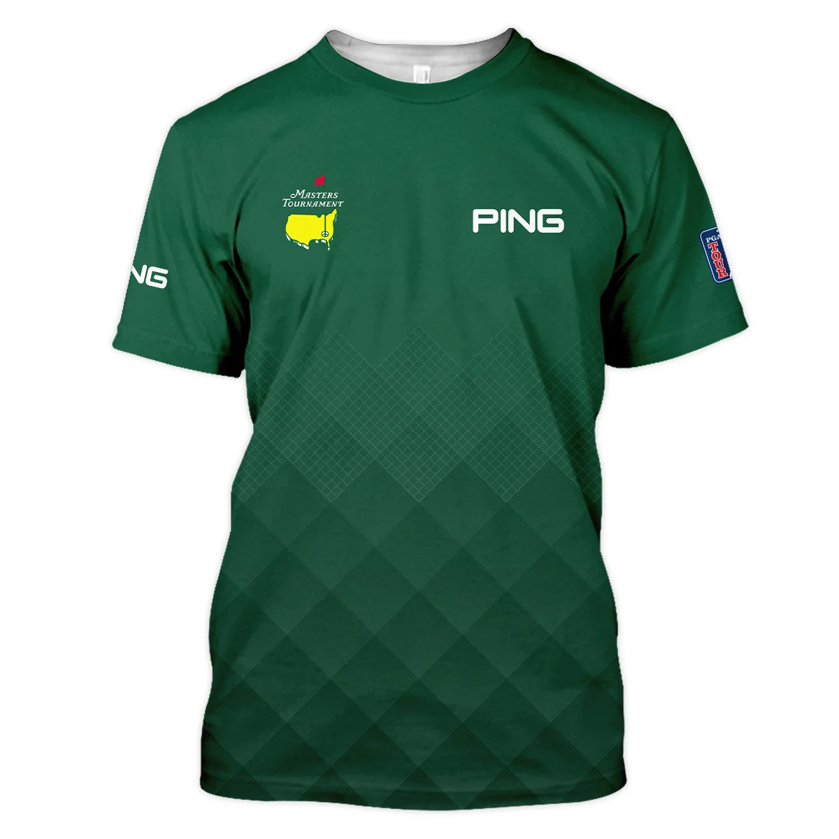 Masters Tournament Ping Gradient Dark Green Pattern Unisex T-Shirt Style Classic T-Shirt