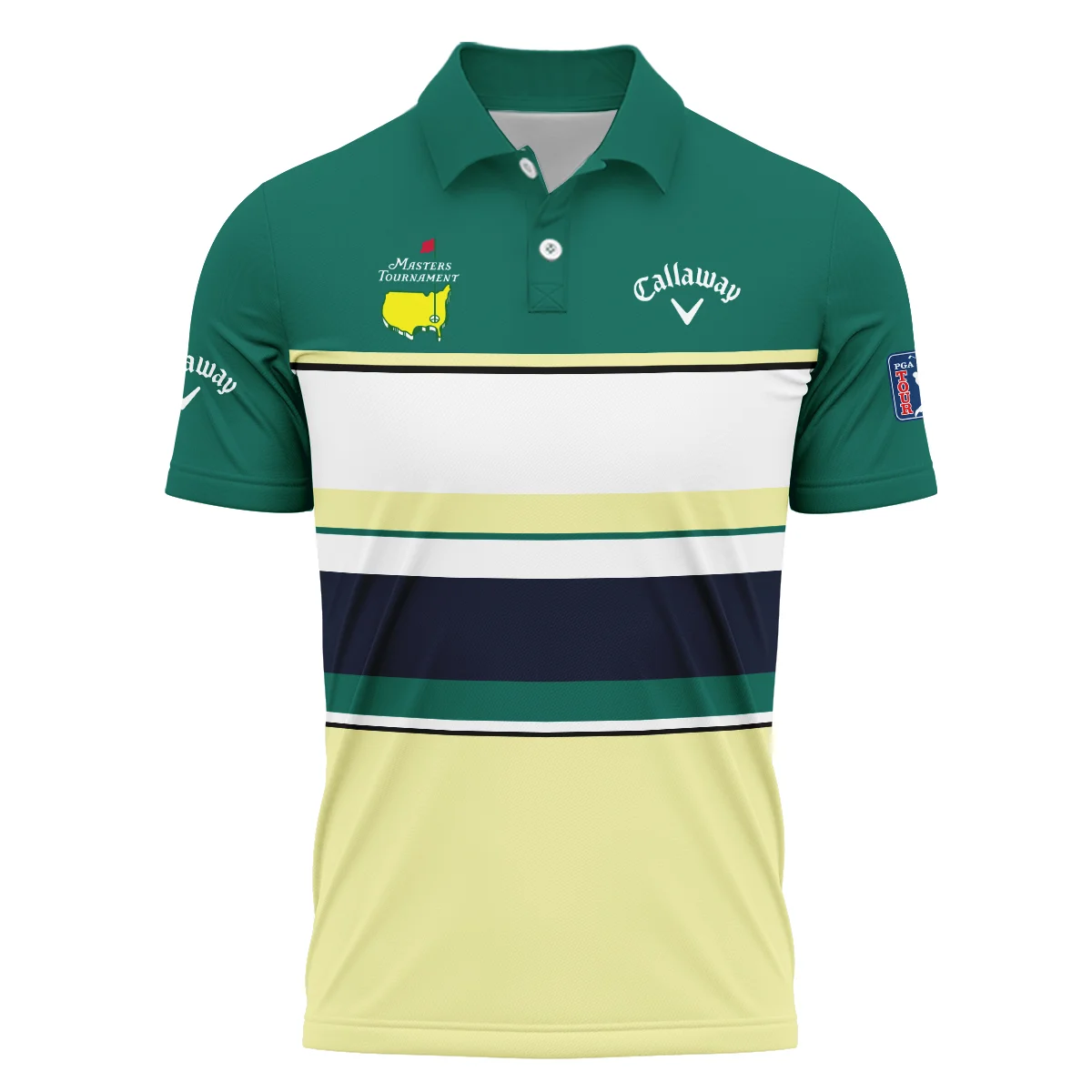 Masters Tournament Polo Shirt Personalized Callaway, Exclusive Collection Breathable Material, HOMT020125A02CLWPL