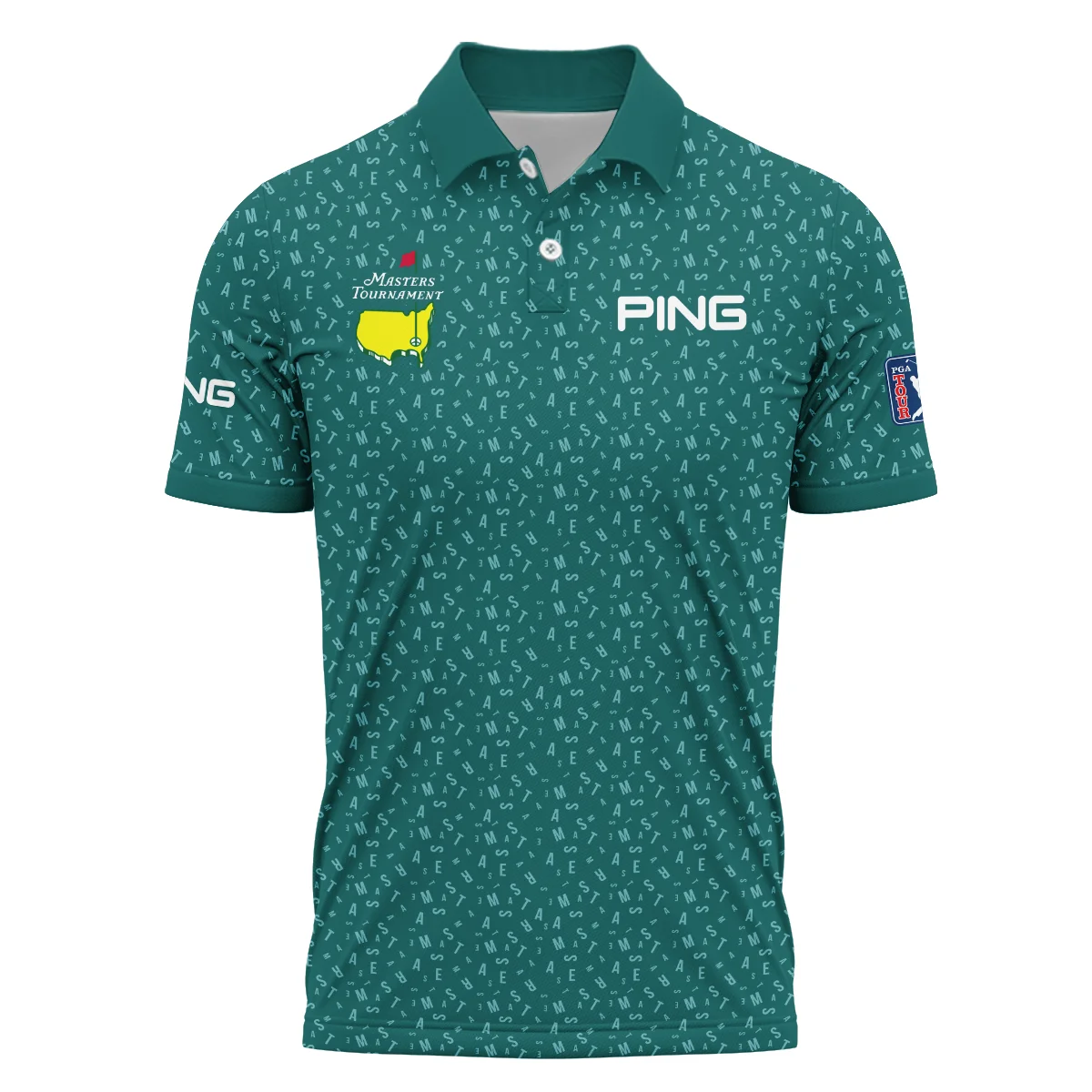 Masters Tournament Polo Shirt Personalized Ping, Durable Design Signature Collection, HOMT201224A02PIPL