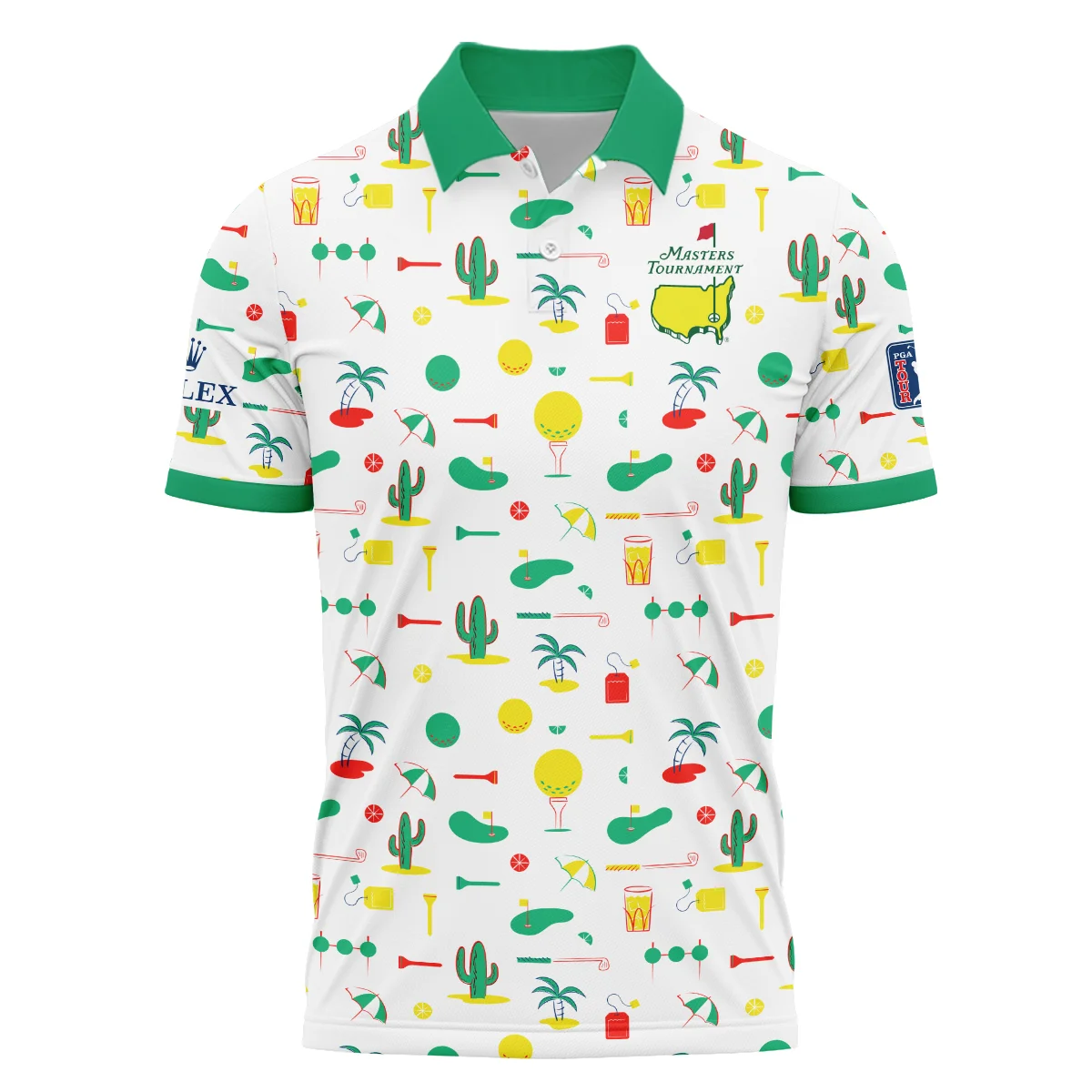 Masters Tournament Polo Shirt Personalized Rolex, Golf Essentials Golf Essentials, HOMT241224A02ROXPL