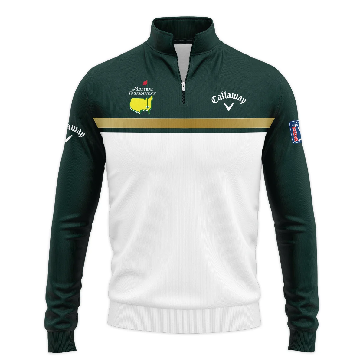 Masters Tournament Quarter-Zip Jacket Callaway Personalized, Tournament Ready All Over Prints, HOMT241224A03CLWQTJ