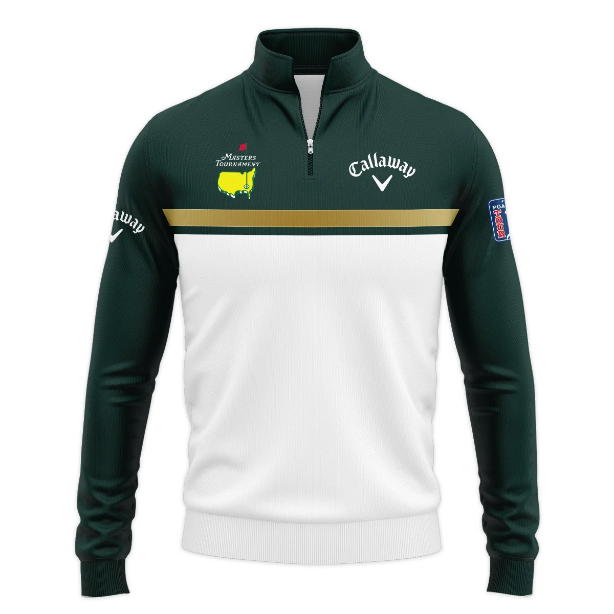 Masters Tournament Quarter-Zip Jacket Personalized Callaway, Moisture-Wicking Moisture-Wicking, HOMT09122301CLWQTJ