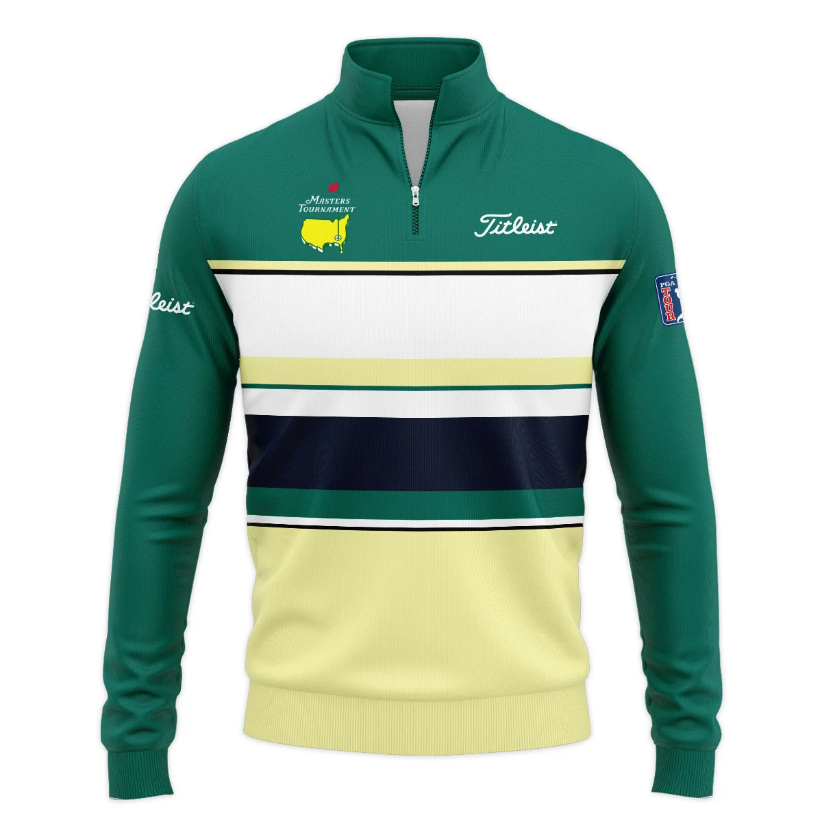 Masters Tournament Quarter-Zip Jacket Personalized Titleist, Casual Style Refined Fit, HOMT020125A02TLQTJ