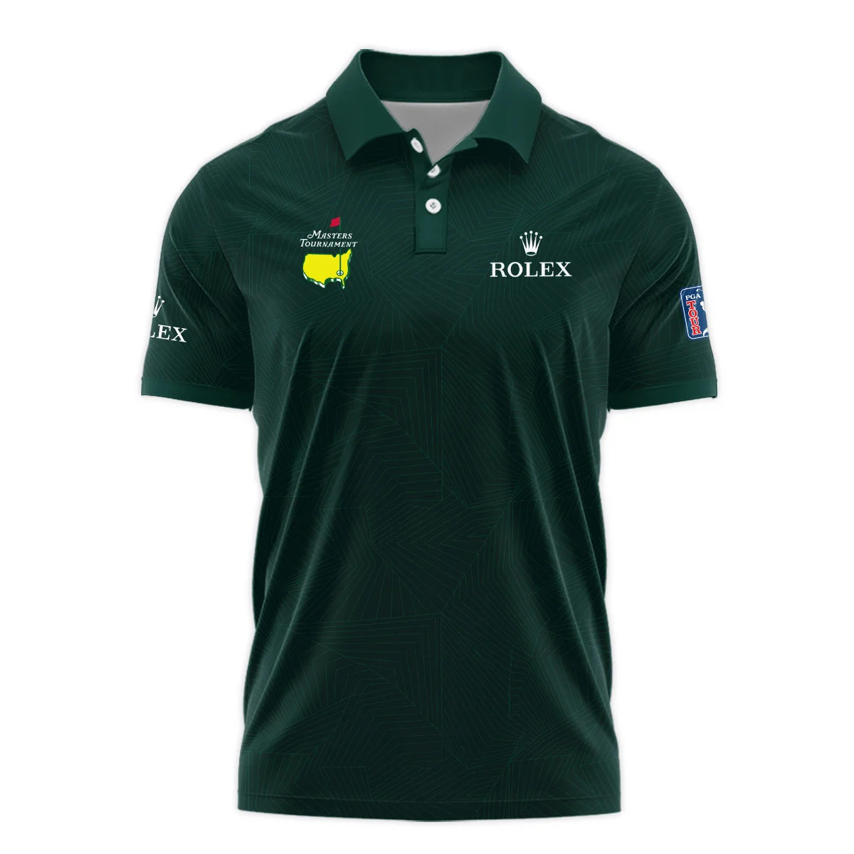 Masters Tournament Callaway Pattern Sport Jersey Dark Green Polo Shirt Style Classic Polo Shirt For Men