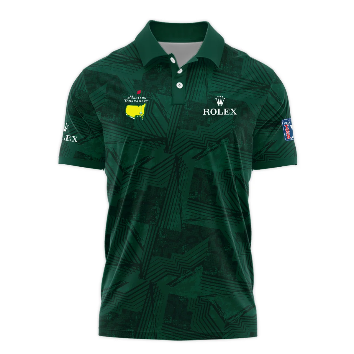 Masters Tournament Rolex Sublimation Sports Dark Green Polo Shirt Style Classic Polo Shirt For Men