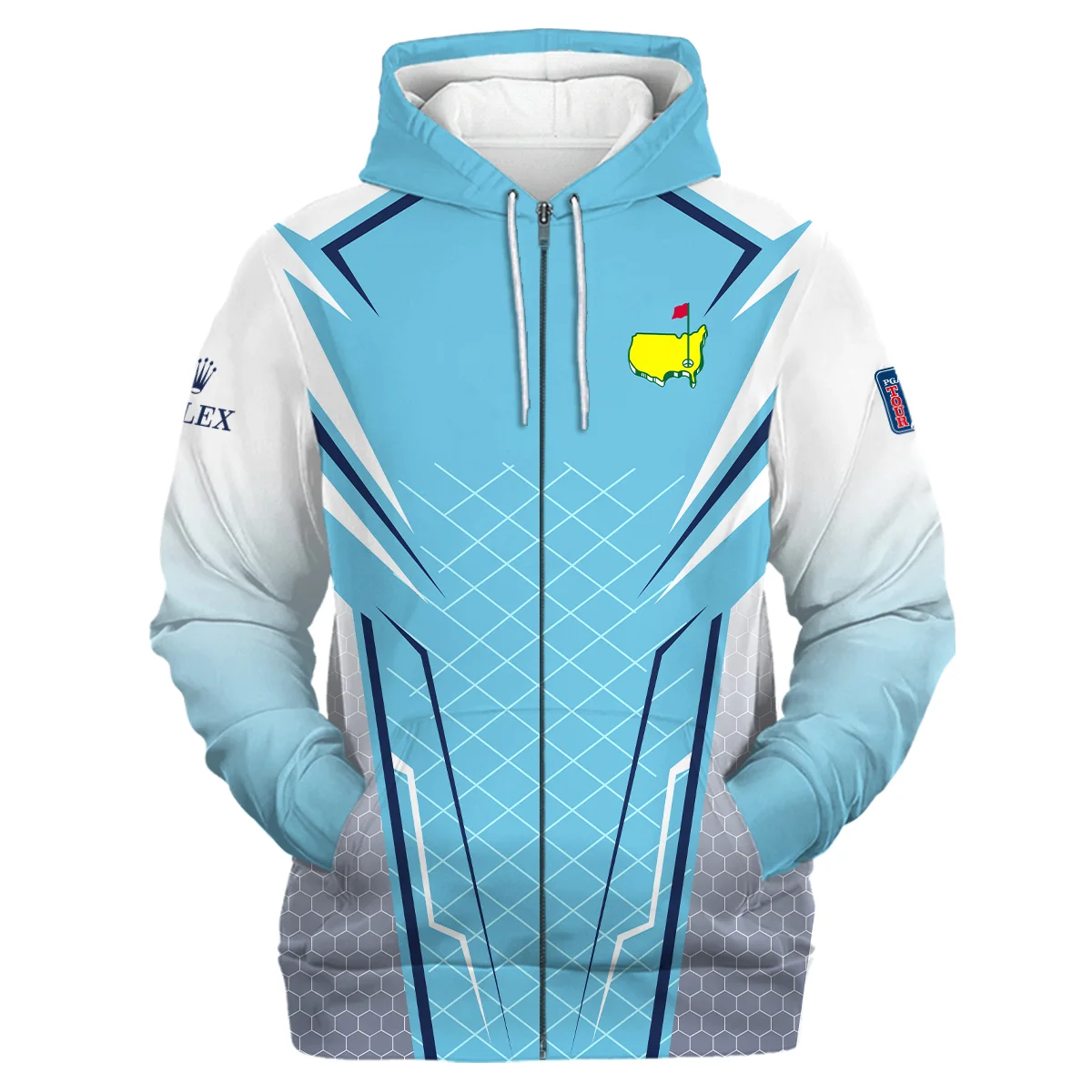 Masters Tournament Rolex Zipper Hoodie Personalized, Comfort Fit Exclusive Design, HOMT040125A02ROXZHD