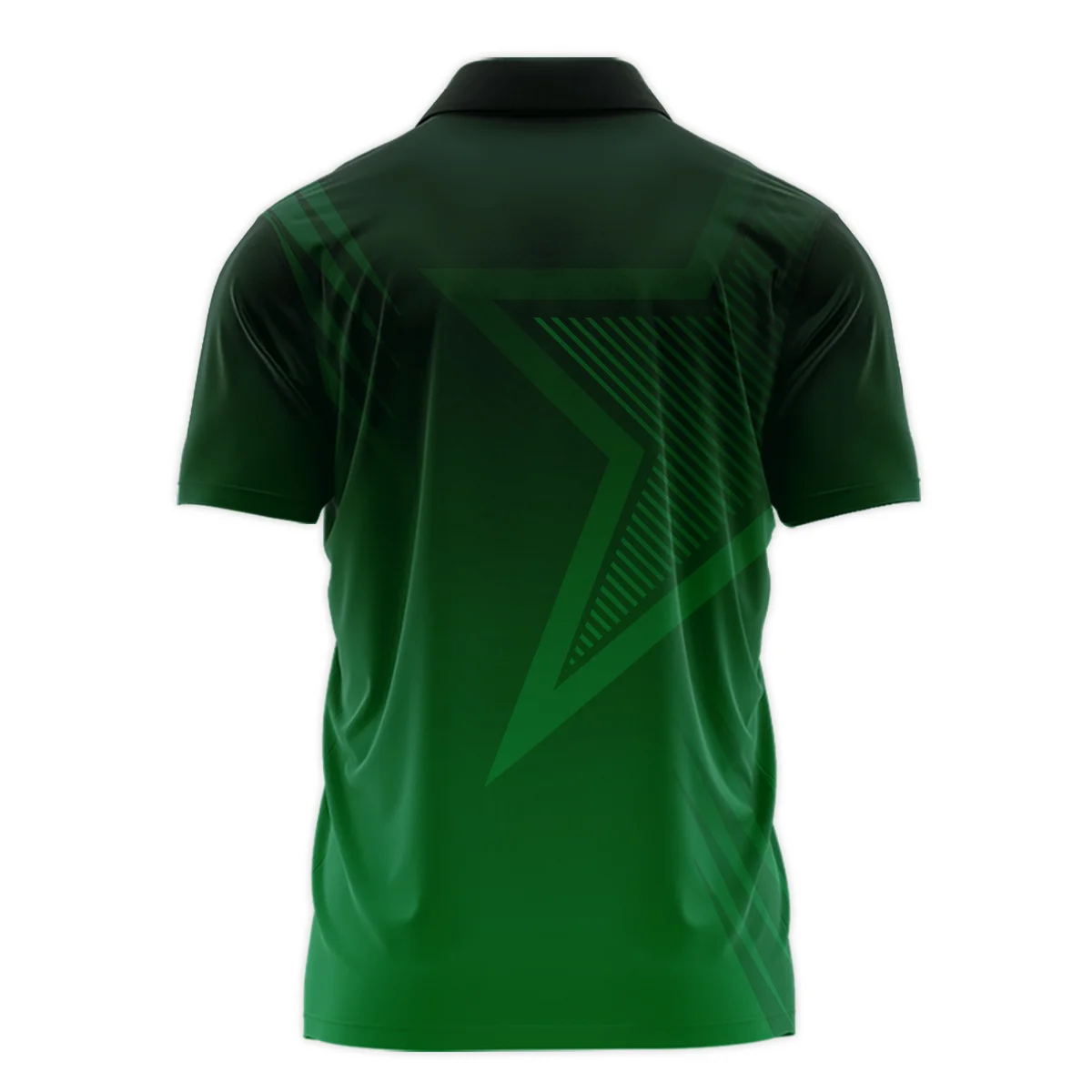 Masters Tournament Star Dark Green Pattern Zipper Polo Shirt Style Classic Zipper Polo Shirt For Men