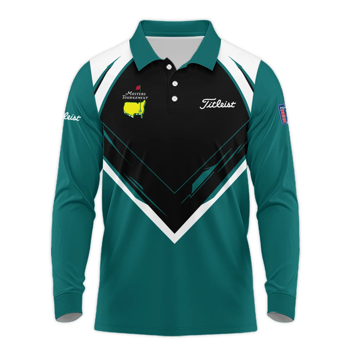 Masters Tournament Titleist Personalized Long Polo Shirt, Comfort Fit Comfort Fit, HOMT020125A01TLLPL