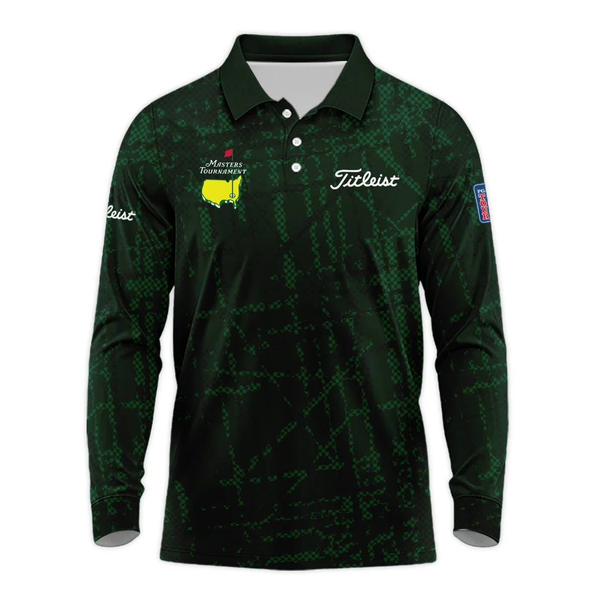 Masters Tournament Titleist Personalized Long Polo Shirt, Exclusive Product Limited Availability, HOMT04032401TLLPL