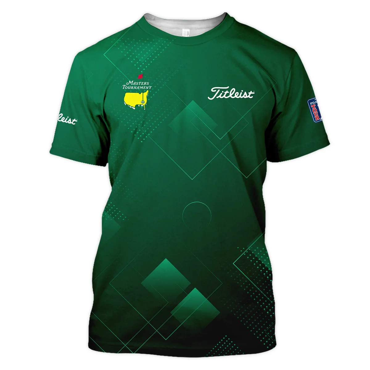 Masters Tournament Titleist Unisex T-Shirt Golf Sports Green Abstract Geometric T-Shirt