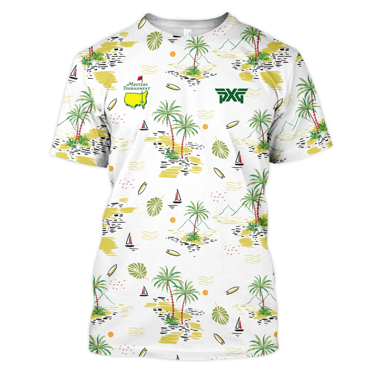 Parsons Xtreme Golf Landscape With Palm Trees Beach And Oceann Masters Tournament Unisex T-Shirt Style Classic T-Shirt