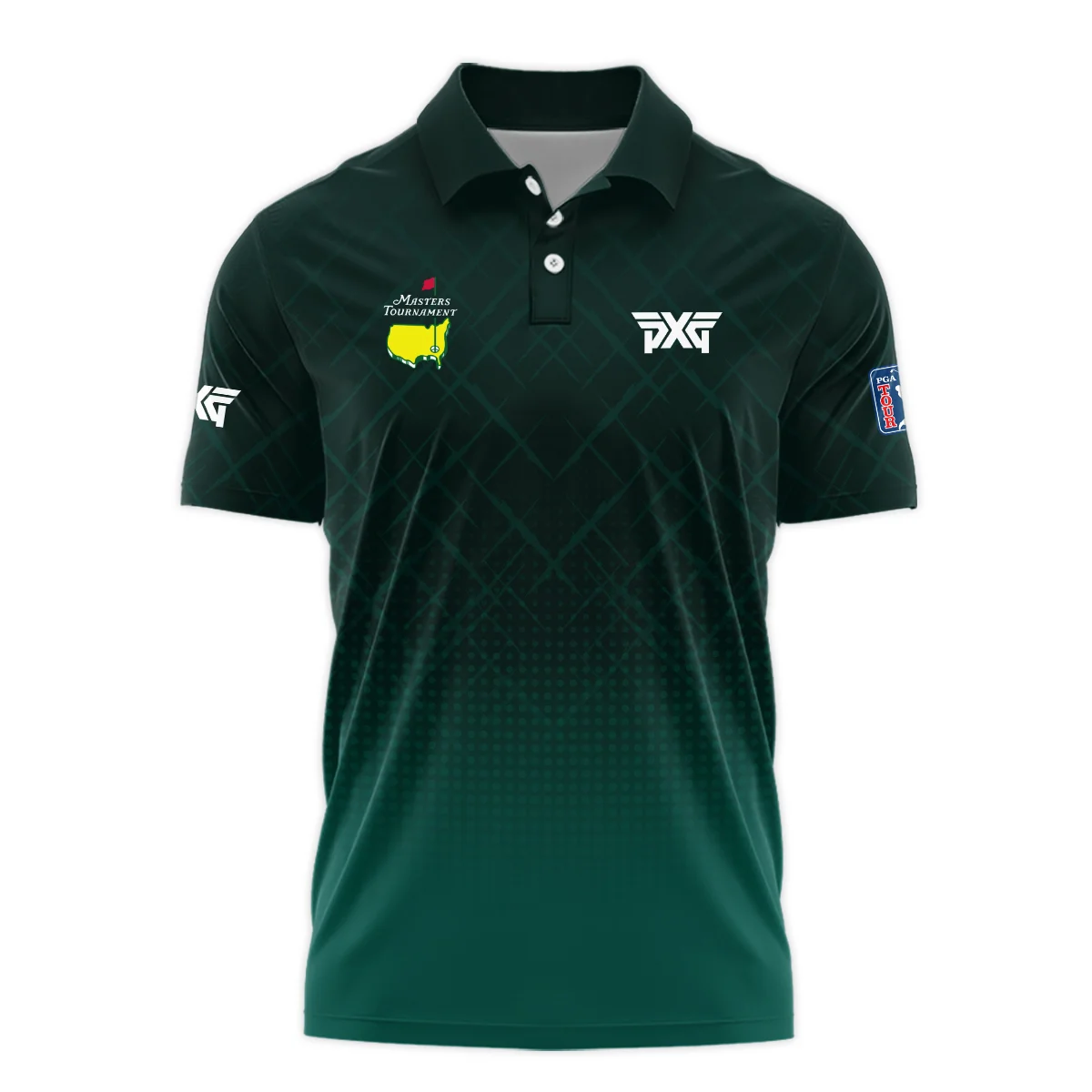 Parsons Xtreme Golf Masters Tournament Sport Jersey Pattern Dark Green Polo Shirt Style Classic Polo Shirt For Men