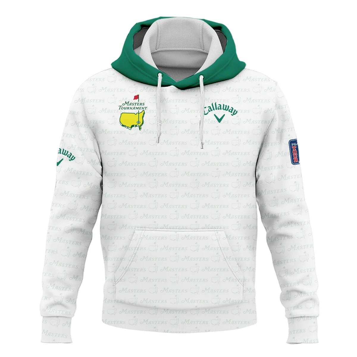 Pattern Masters Tournament Callaway Hoodie Shirt White Green Sport Love Clothing Hoodie Shirt