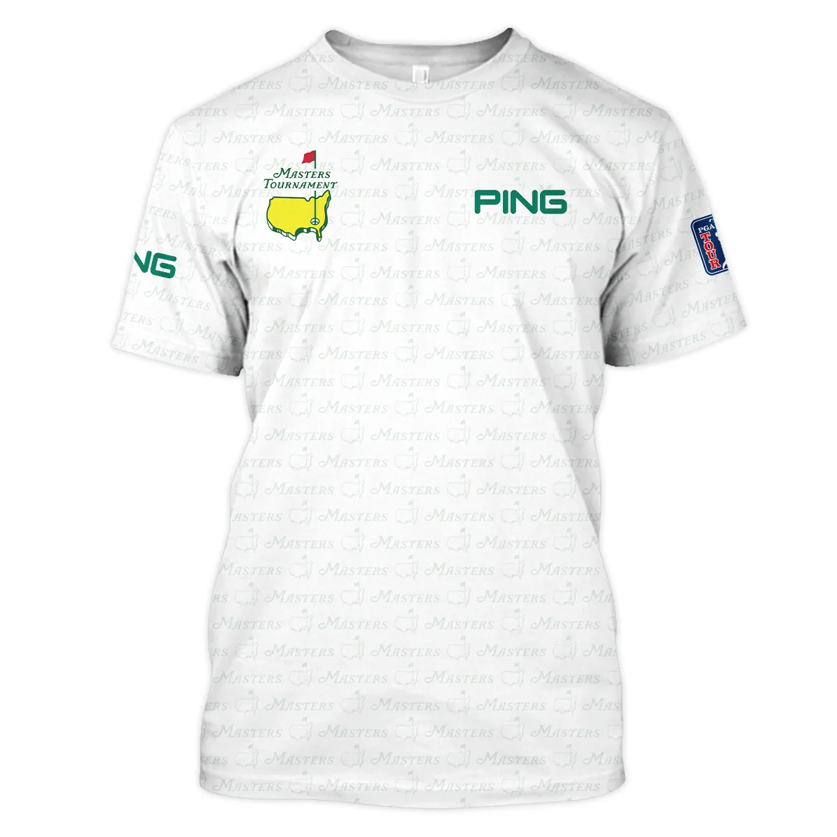 Pattern Masters Tournament Ping Unisex T-Shirt White Green Sport Love Clothing T-Shirt