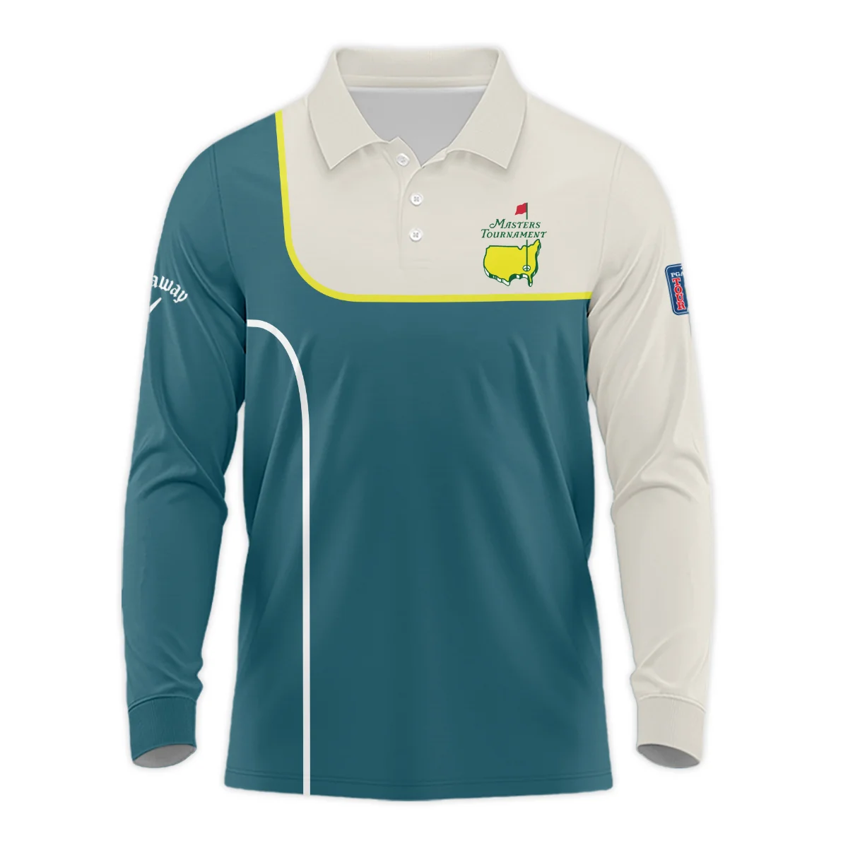 Personalized Callaway Long Polo Shirt Masters Tournament, Limited Edition Tournament Ready, HOMT251224A02CLWLPL