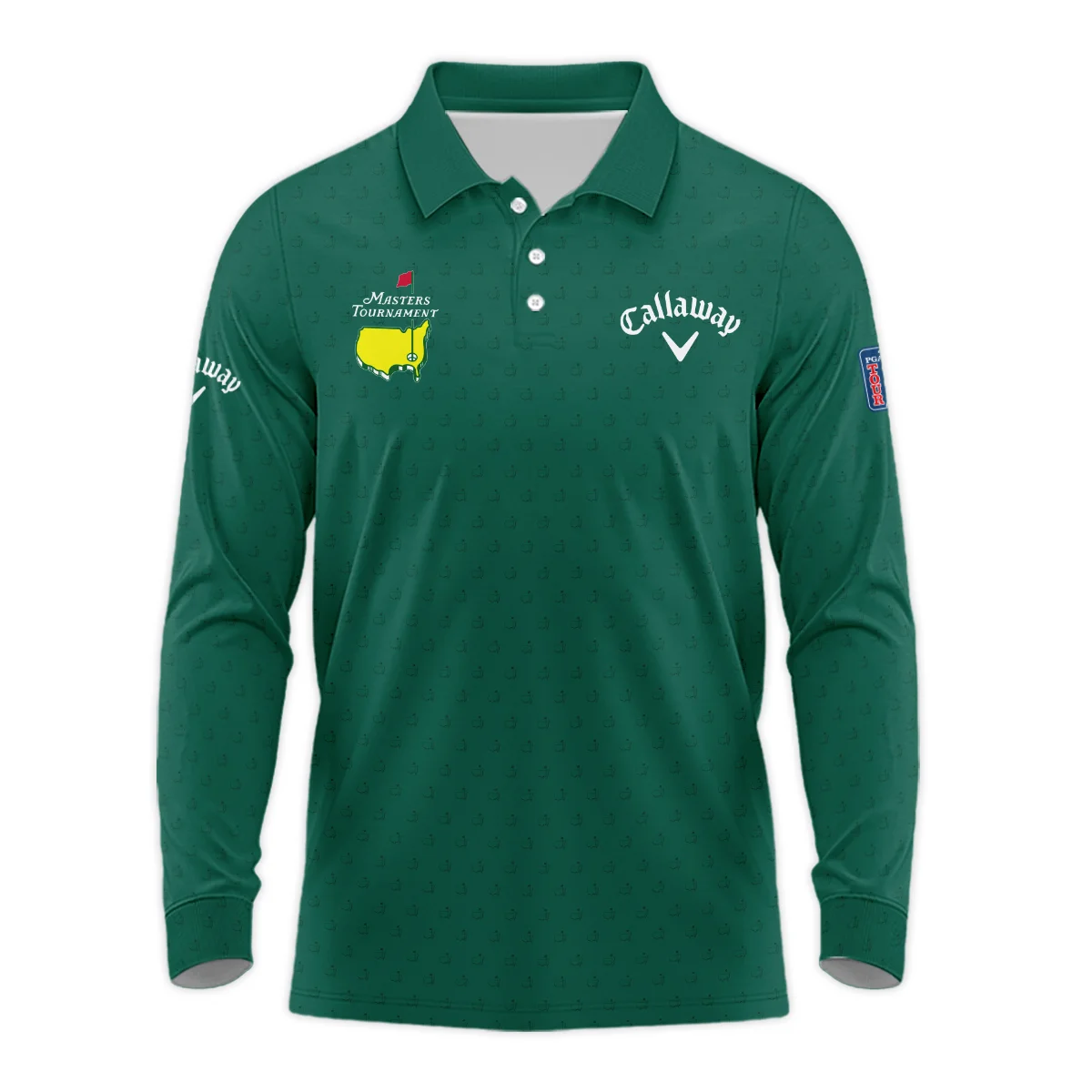 Personalized Callaway Masters Tournament Long Polo Shirt, Lightweight Fabric Limited Run, HOMT070125A02CLWLPL