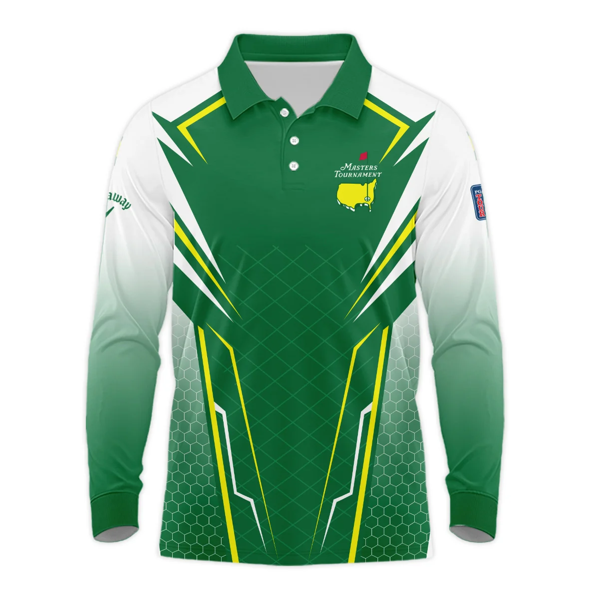 Personalized Callaway Masters Tournament Long Polo Shirt, Special Release Special Release, HOMT040125A01CLWLPL