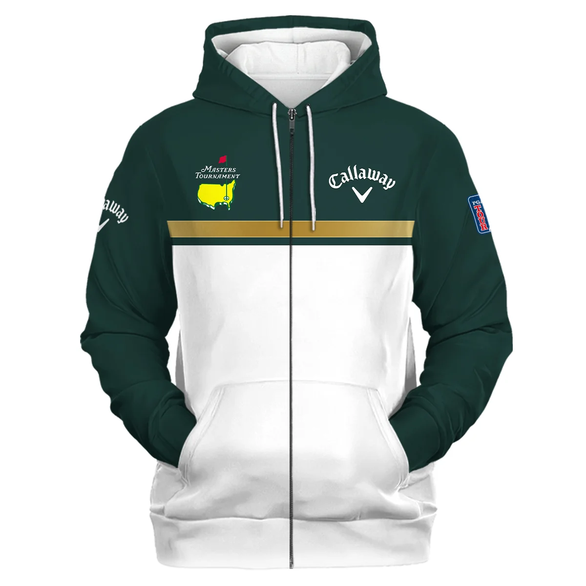 Personalized Callaway Masters Tournament Zipper Hoodie, Elegant Design Exclusive Product, HOMT09122301CLWZHD