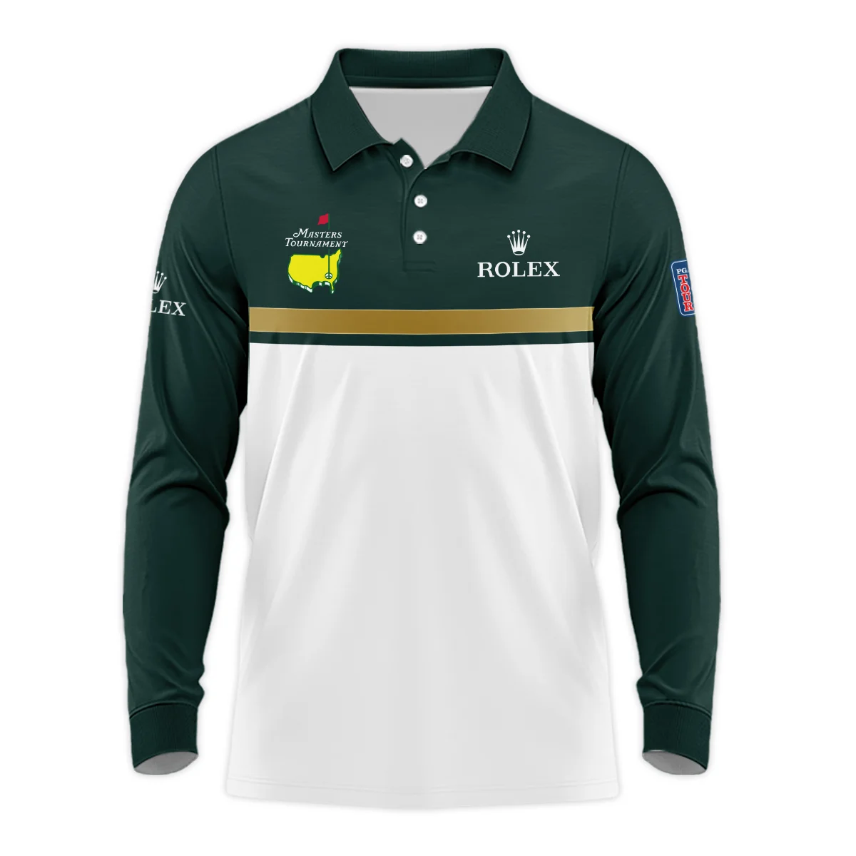 Personalized Long Polo Shirt Masters Tournament Rolex, Limited Availability Limited Availability, HOMT09122301ROXLPL