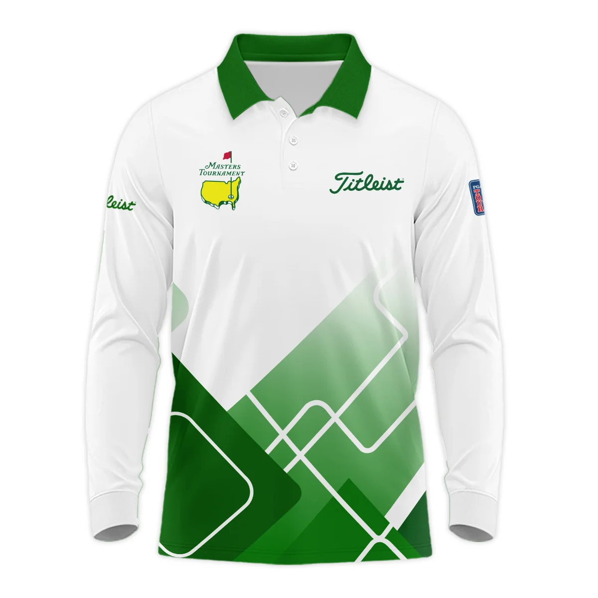 Personalized Long Polo Shirt Titleist Masters Tournament, Limited Run Limited Run, HOMT021224A02TLLPL