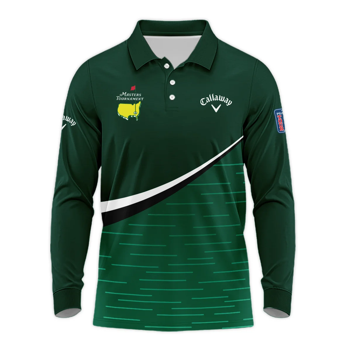 Personalized Masters Tournament Long Polo Shirt Callaway, On-Course Comfort Exclusive Design, HOMT231224A01CLWLPL