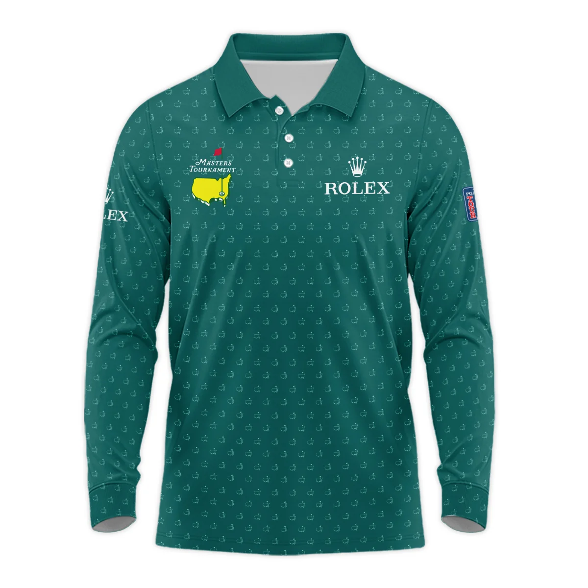 Personalized Masters Tournament Long Polo Shirt Rolex, High-Performance Comfort Fit, HOMT201224A01ROXLPL